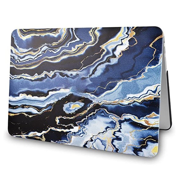 MORTAKA Plastic Hard Shell + Sleeve+Keyboard Cover (Black Grey Gold Marble) NEW! - Picture 4 of 8